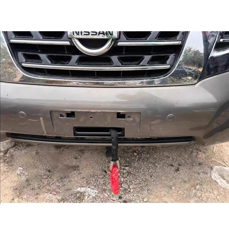 For Nissan Patrol Y62 Steel Winch Tray Bracket Parts Winch Mounting Rack Holder Trailer Hitch Car Winch Cradle Accessories Frame 6