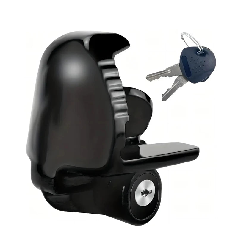 Factory Custom Ball Cover Lock Trailer Hitch Lock for RV Yacht Universal Anti-Theft Round Head Towing Coupler Security Parts OEM 6