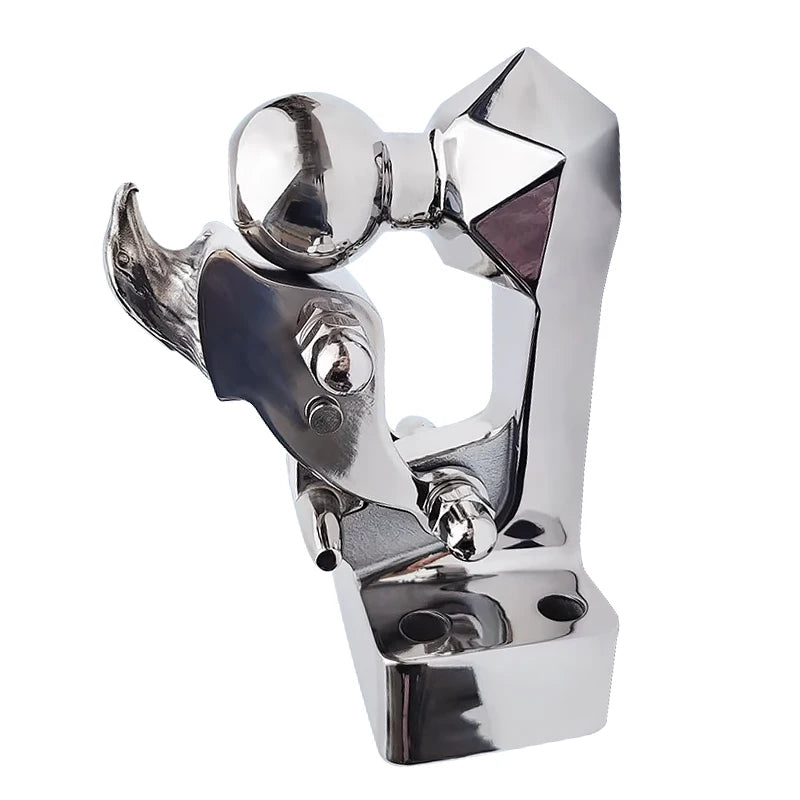 Trailer 304 Stainless Steel Towing Hook for Toyota LC250 Diamond Eagle Head Design Parts Trailer Hitch Base Off-road Accessories 4