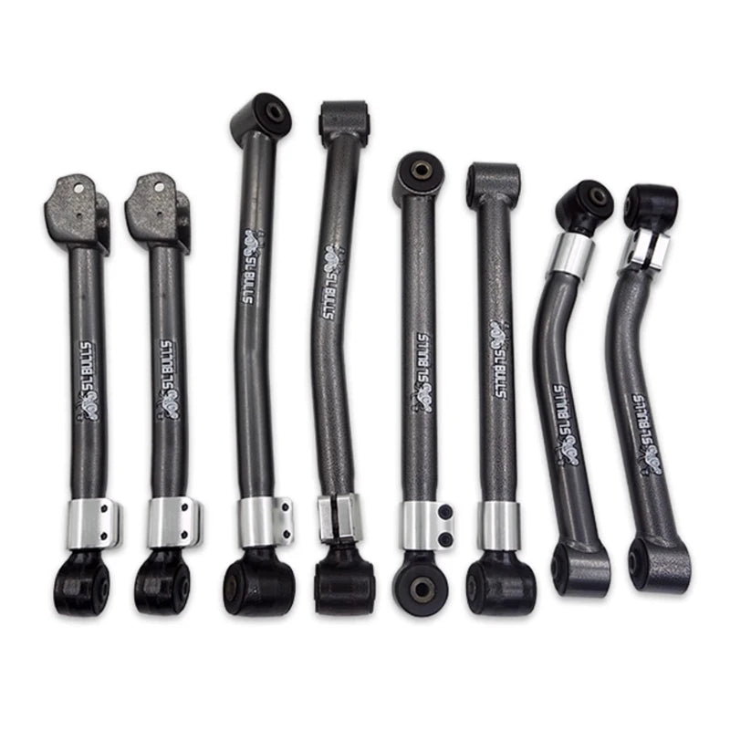 Fits Wranglers JK Adjustable-Length Eight-Short bar Linkage Front and Rear Axle Rod Thrust Rod Trailer Hitch Car Accessories 2