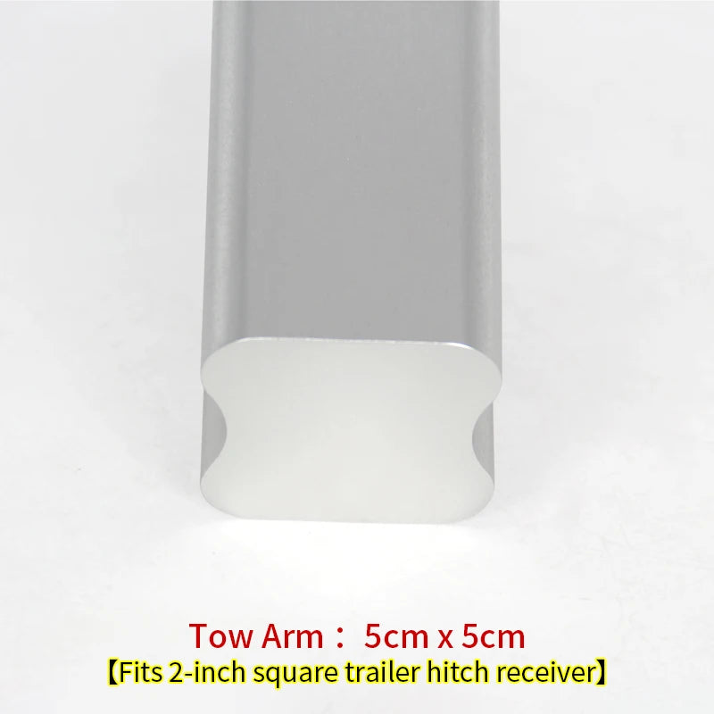 Aluminum Alloy 4 Inch Trailer Arm with 2-Inch Ball Off-road Refit Trailer Hitch Parts Tow Hook Trailers Car Accessories 3
