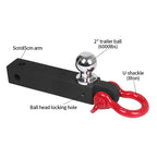 Trailer Hitch Ball Mount With U-Shackle Fits 2-Inch Square Mouth Receiver-Trailer Refit Parts &Tow Hook Car Accessories 5