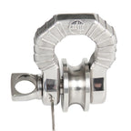 10T Stainless Steel Pulley Block 4x4 Off-Road Rescue Lifting Wire Rope Pulley Trailer Hitch Parts Car Accessories High Polished 5
