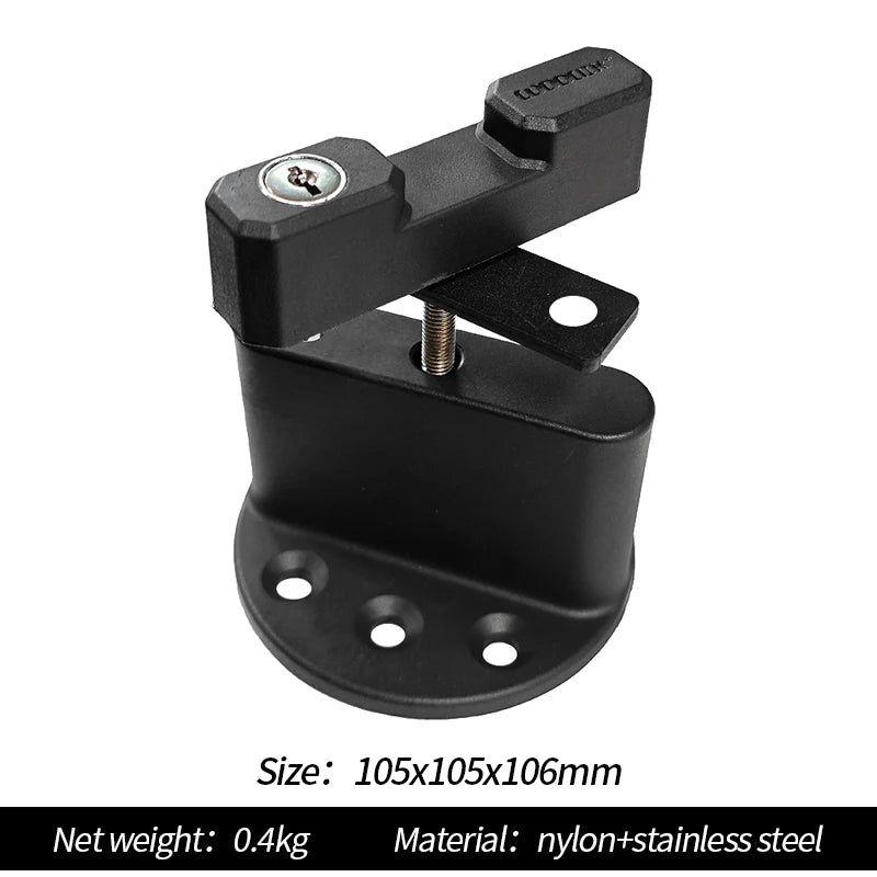 Locking Type One-word Water Tank Fixed Bracket Anti Theft Design for Outdoor Overlanding Car Straight Rack Install Accessories 3