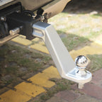 Aluminum Alloy 6Inch Towing Arm with 2-Inch Trailer Hitch Ball Off-road Refit Trailer Hitch Parts Tow Hook Trailers Accessories 6