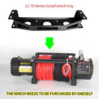 For Toyota LC70 Series LC75 Lc76 Steel Winch Tray Bracket Car Winch Mounting Rack Holder Winch Cradle Trailer Hitch Accessories 4