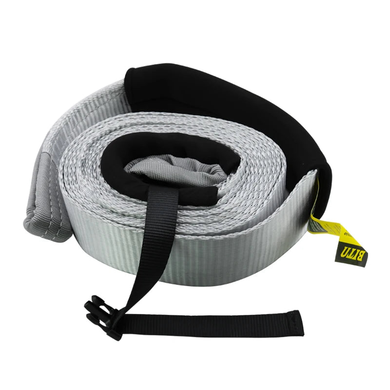 New High Quality Heavy-Duty 6 Meters 15 Ton Nylon Recovery Car Tow Rope Refit Parts Winch Rescue Trailer Accessories 2