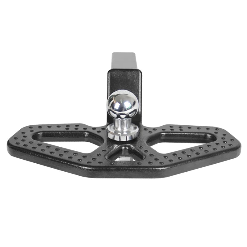 2inch Receiver for Rear Bumper Trailer Hitch Foot Pedal with 50mm Ball Tow Hook Refit Parts Off-road Car Accessories 2