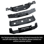 For Toyota New Tundra Winch Mounting Rack Holder Parts Steel Front Bumper Winch Tray Bracket Frame Trailer Hitch Car Accessories 6