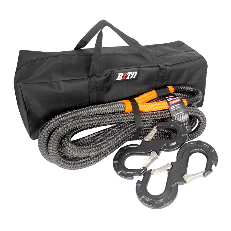 Thick Nylon 6M 15Ton S Rescue Traction Hook Hauling Rope Trailer Hitch-Trailer Parts & Accessories 2