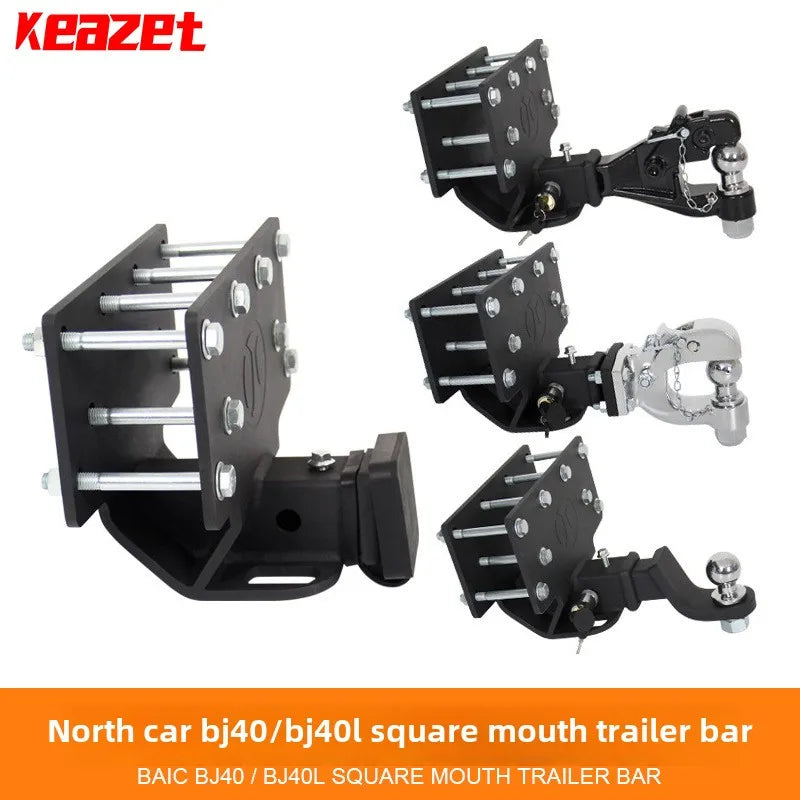 BJ40L Trailer Hook New American Square Mouth Rogue Hook for Off-Road Bottom Sitting BAIC Trailer Hitch Camp Trailer Accessories 2