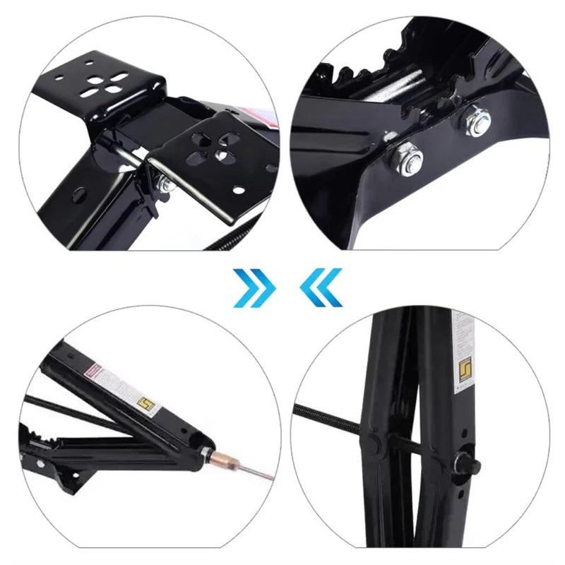 New High Quality Scissor Type Parking Support RV Trailer Jack Leg Hitch Accessories 1125kg Load Capacity for Retrofit/Upgrade 4