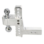 Adjustable Height Double Towing Ball Head Car Trailer Hitch Aluminum Alloy Forged Trailer Parts & Car Tow Hook Accessories 4
