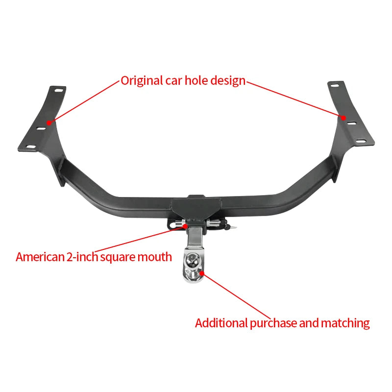 For Nissan Patrol SUV Steel Trailer Rear Bumper Parts Car Tow bar Towing Hook Vehicle Trailer Hitch Accessories Coupling Device 2