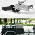 New High Quality 1-7/8 Inch Steel Quick-Locking Trailer Coupler 2000lbs Capacity RV/Tow Hook Easy Install 6