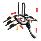 Bicycle Carrier Rack for Rear Bumper 2inch Receiver SUV Car Road Trip Trailer Hitch Outdoor Parts Bike Towing Rack Platform 4