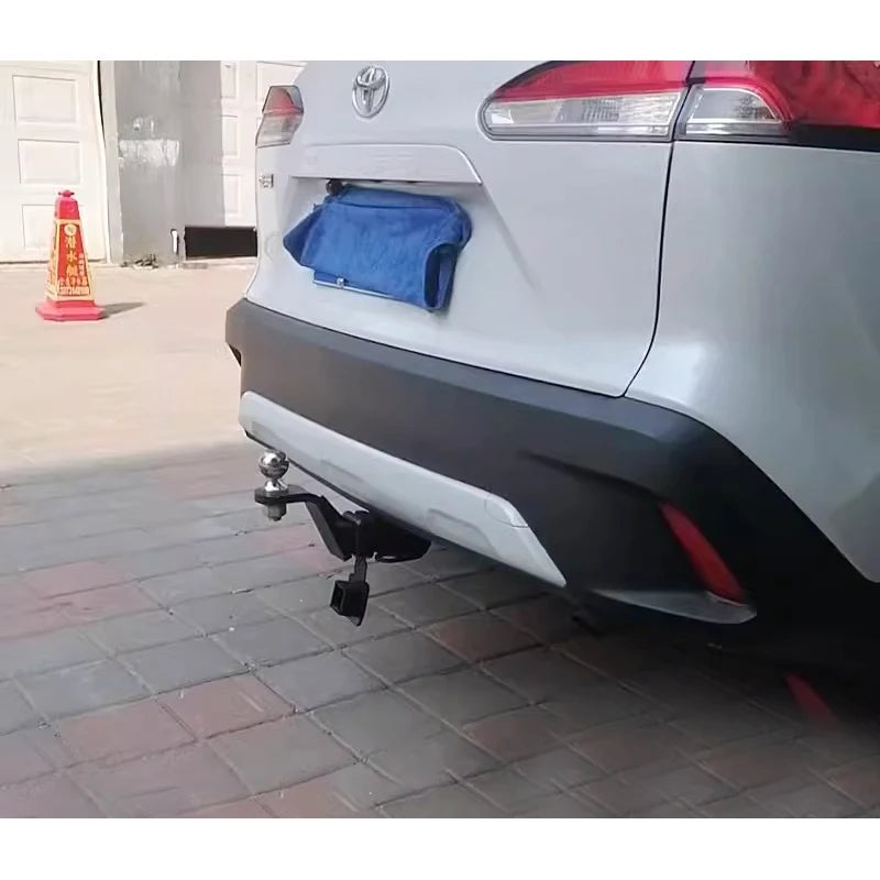 For Toyota Corolla Cross Steel Trailer Rear Bumper Car Tow bar Towing Hook Vehicle Trailer Hitch Accessories Coupling Device 4