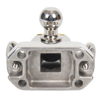 Prado Car lion Mask Stainless Steel Off-Road Rescue Base Ring and Towing Ball Tow Hook Trailer Hitch Camp Trailer Accessories 4