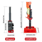 New 4 Ton Steel Portable Hydraulic Jack for Automobiles Hand Cranked Trailer Hitch Camp Trailer Accessories Tow Hook 2