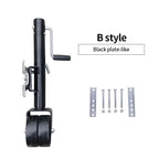 6-inch Twin Wheel Trailer Jack Bracket Universal Guide Knight Caster Trailer Accessories Yacht ATVUTV RV Trailer Hitch 4