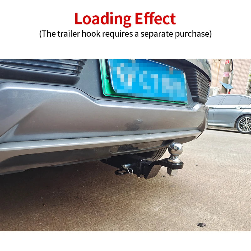 Steel Offroad Trailer Rear Bumper for BYD YUAN Plus Byd Yuan up Car Tow bar Parts Towing Hook Vehicle Trailer Hitch Accessories 5