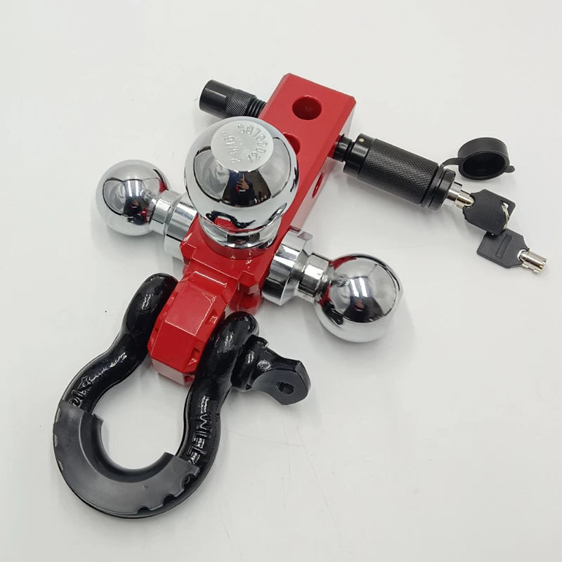 New Factory Direct Sale High Quality Aluminum Alloy Steel Tri Tow Ball 2inch Receiver Trailer Hitch Arm Shackle Hook 5