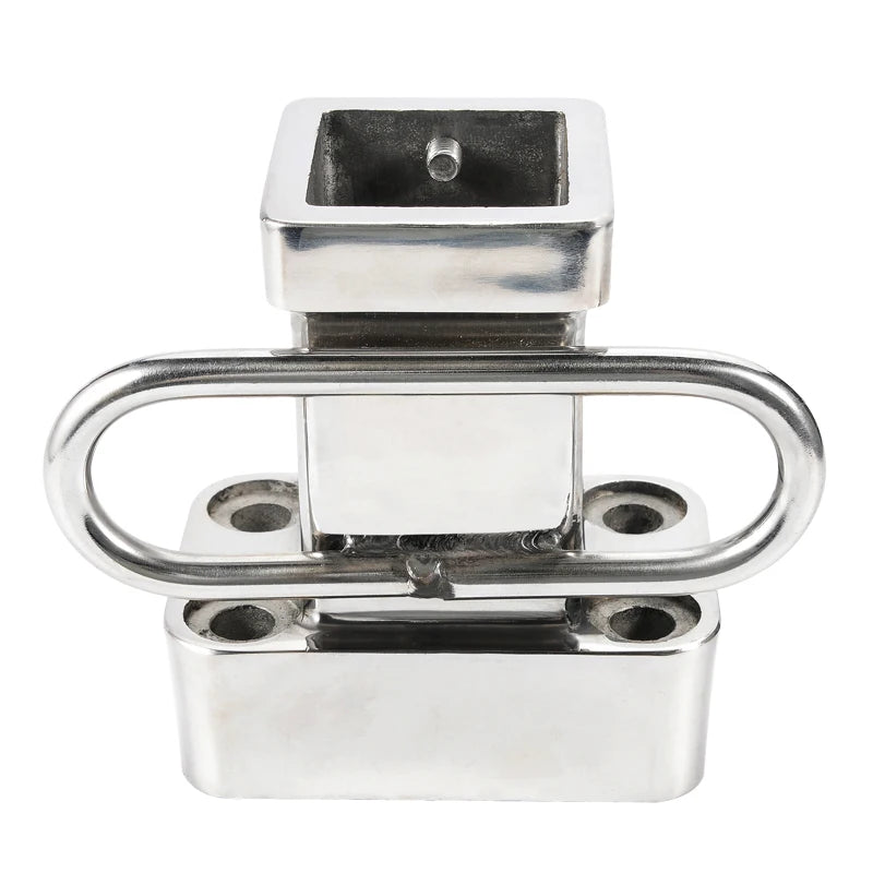 New High Quality Stainless Steel 2-Inch Receiver Square Mouth 85mm X45mm Trailer Hitch Camp Trailer Accessories 7000lbs 4