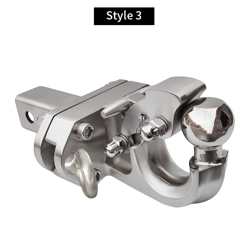 304 Stainless Steel More Style Towing Arm for Rear Bumper 2inch Receiver Trailer Hitch Offroad Refit Parts Car Accessories 4