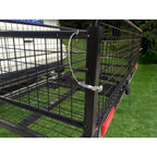 High Guardrail Folding Luggage Basket Car Luggage Frame Hitch Rack for Travel Camping SUV Trailer Hitch Camp Trailer Accessories 6