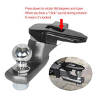 Off Road Towing Modification Parts Trailer Arm 2inch Ball Head for Rear Bumper 2inch Receiver Tow Hook Trailer Hitch Accessories 1
