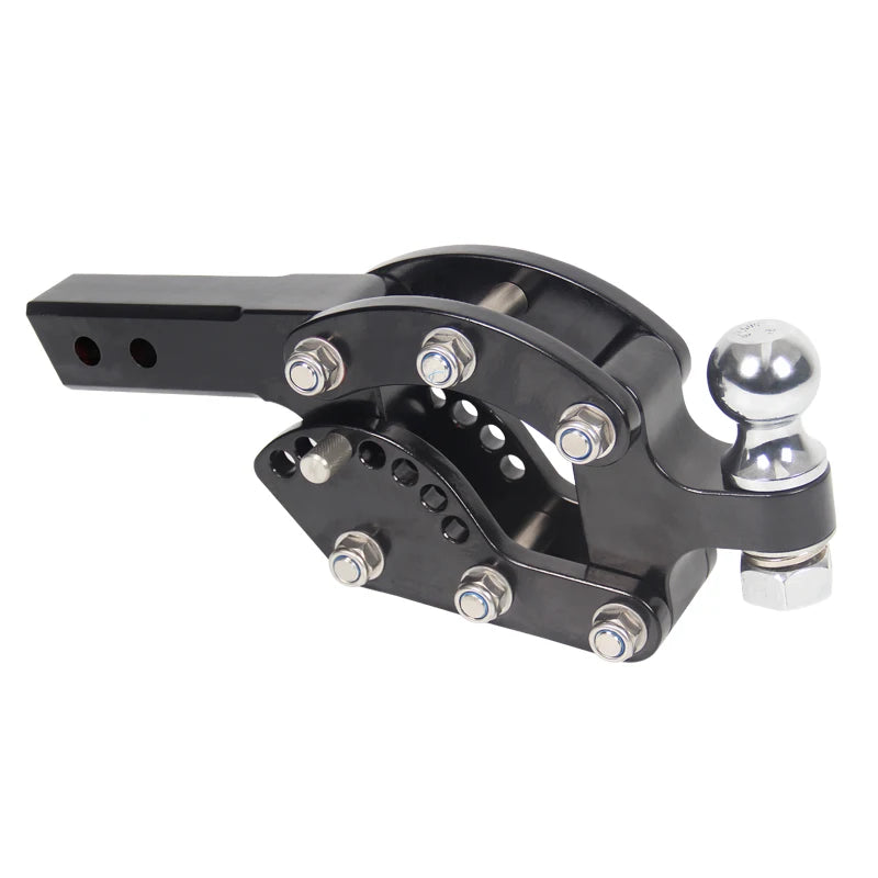 Black Adjustable RV Outdoor Trailer Hitch Ball Mount Rescue Car Accessories With Easy-to-Adjust Arm Ball Refit Tow Hook Parts 3