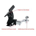 For Benz G350 G500 2-inch square Mouth Base Trailer Steel Rear Bumper Car Tow bar Towing Hook Vehicle Trailer Hitch Accessories 3