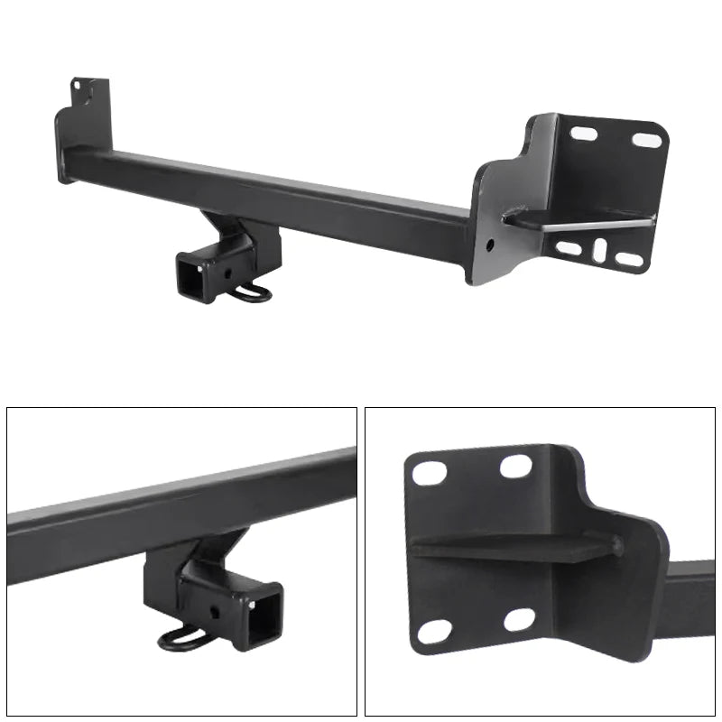 For BMW X6 SUV Car Steel Trailer Rear Bumper Parts Car Tow bar Towing Hook Vehicle Trailer Hitch Accessories Coupling Device 4