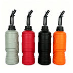 1.8L Portable Plastic Motorcycle Oil Jug Leakproof Long Spout Fuel Water Bottle Universal Motorbike Oil Can for Emergency Use 1