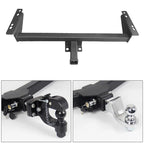 For Hilux 2015-2024 REVO Steel Trailer Rear Bumper Parts Revo Car Tow bar Towing Hook Vehicle Trailer Hitch Accessories Caravan 4