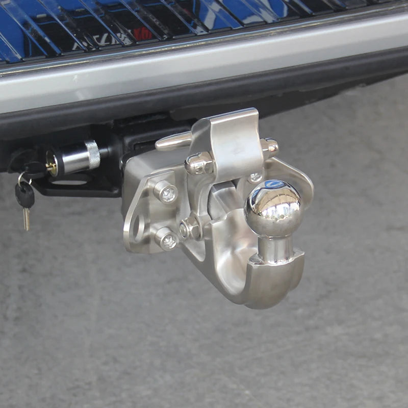 European-style Towing Hook With One-Piece Trailer Ball 85x45mm Hole of Rear Bumper Off-road Refit Camp Trailer Accessories 6