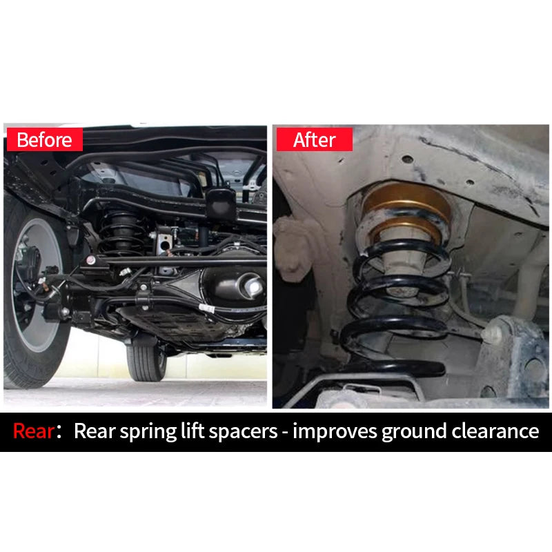 Fits for Navara and NP300 Raise the Cushion Block Front and Rear Suspension Lift Spacers Kits Trailer Hitch Car Accessories 5