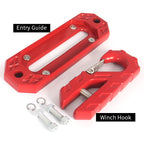 10 Inch Hawse Fairlead Winch Guide and Winch Hook Trailer Hitch Forged Magnetic Winch Hook Parts Off-road Refit Car Accessories 1