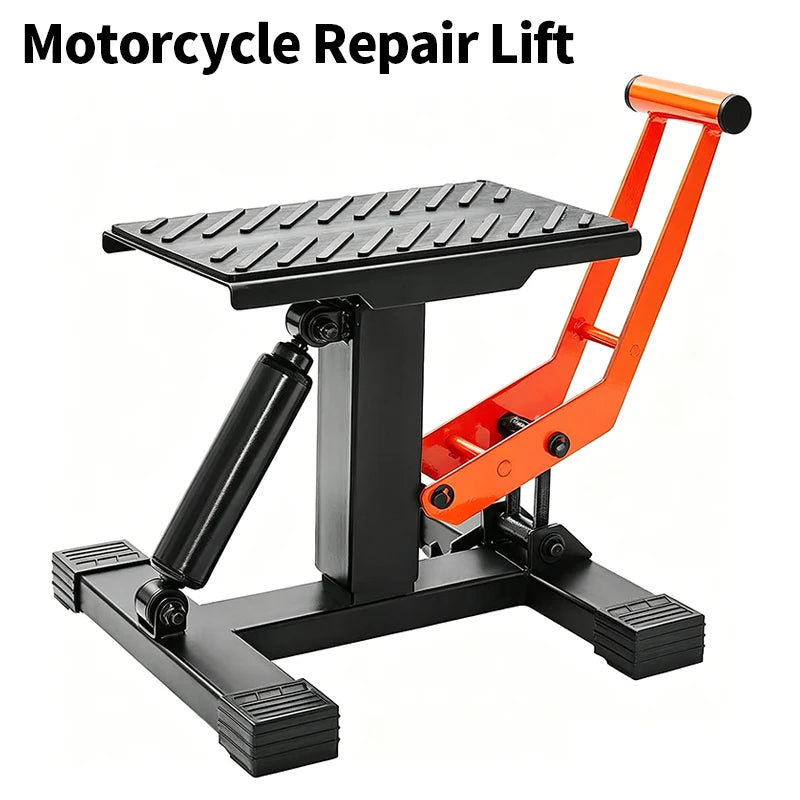 Motorcycle Repair Lift Stand Heavy Duty Service Lift Frame Professional Motorcycle Maintenance Tools for Workshop Garage Repair 1