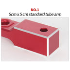 Aluminum Alloy 15T Towing Hitch Shackle Towing Arm 5x5cm Square Tube Off-road Refit Hook Trailer Hitch Camp Trailer Accessories 5