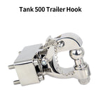 Tank500 Steel Trailer Hitch with Tow Ball Towing Hook for Rear Bumper Original Car Hole Distance Camp Trailer Car Accessories 1