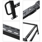 Pickup Truck Bed Modified Gantry Frame Anti Room Roll Rack Cross Bars Frame Car Guardrail Rear Bucket Box Device Trailer Hitch 3