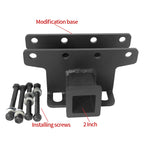 New Square Mouth Base Car Trailer Rear Bumper for Jeep 2019-23 Gladiator JT Parts Tow bar Towing Hook Vehicle Hitch Accessories 2