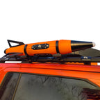 New Missile/Rocket Shaped 5L Aluminum Alloy Outdoor Water Tank Portable Fuel Drum 4x4 Trailer Hitch Exterior Car Accessories 1