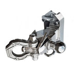 Stainless Steel Tow Hook for 2003-23 Prado LC250 Dragon's Tooth Design with Tow Ball Trailer Hitch Base Off-road Car Accessories 5