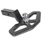 2inch Receiver for Rear Bumper Trailer Hitch Foot Pedal with 50mm Ball Tow Hook Refit Parts Off-road Car Accessories 1