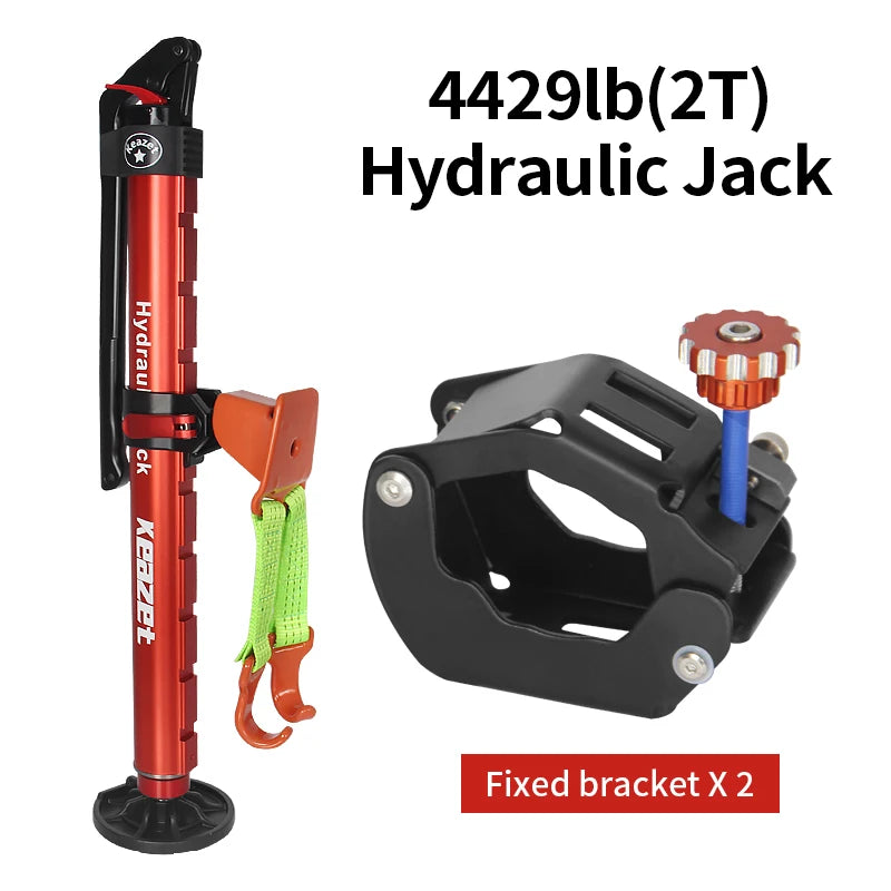 2T Manual Hydraulic Climbing Outdoor Off-Road Recovery Hi-Lift Jack Fit -30C Low Temp Steel Trailer Hitch Car Rescue Accessories 1