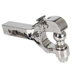 Stainless Steel Cast Battle axe Trailer Hook 5cm X 5cm Tube Arm Parts Off-road Refit Trailer Hitch Car Tow Hook Accessories 1