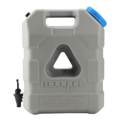 21L Portable Rotomold Plastic PE Outdoor Water Tank with Tap Outdoor Storage Bucket Water Barrel Trailer Hitch Car Accessories 1