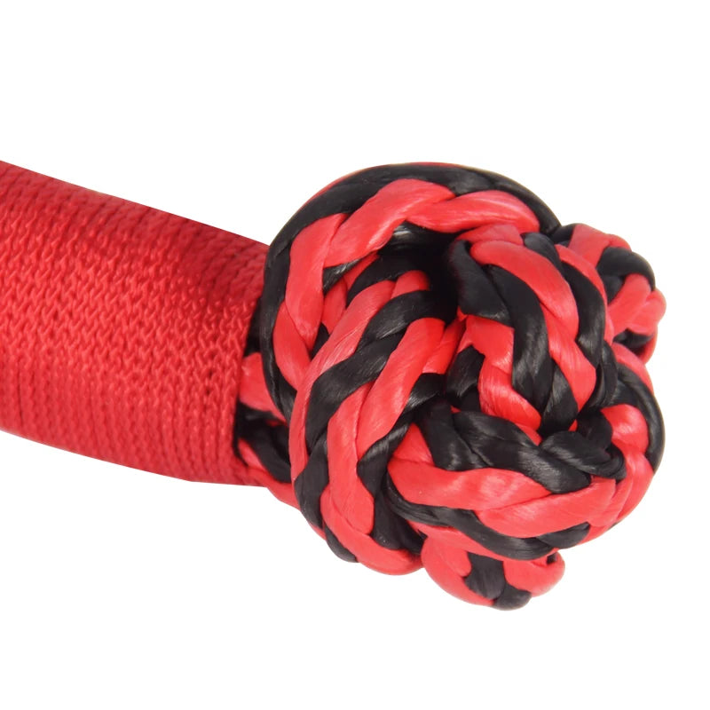 19T Trailer Knot Rope Soft Shackle Winch Tow Hook Off-Road Towing Emergency Tool Trailer Hitch Soft Shackle Rope Car Accessories 5